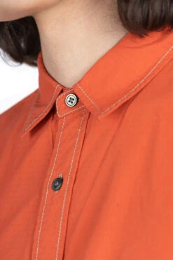 C/N Rip SS Shirt- Red -Modish Attire Store And Wander CN Rip SS Shirt Red 5744183166 100 15