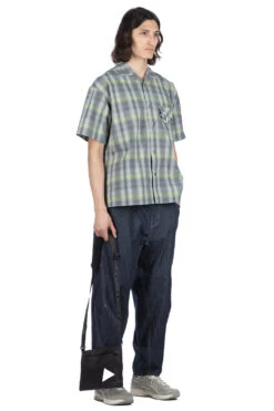 Dry Check Open SS Shirt- Grey -Modish Attire Store And Wander Dry Check Open SS Shirt Grey 5744183155 020 08