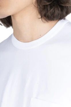 Cotton Jersey LS T-Shirt - White -Modish Attire Store Comme Des Garcons Homme Cotton Jersey LS T Shirt White HM T102 3 05