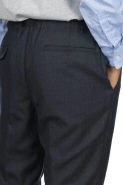 Wool Pants With Tactical Belt - Charcoal -Modish Attire Store Comme Des Garcons Homme Wool Pants With Tactical Belt Charcoal HL P014 05