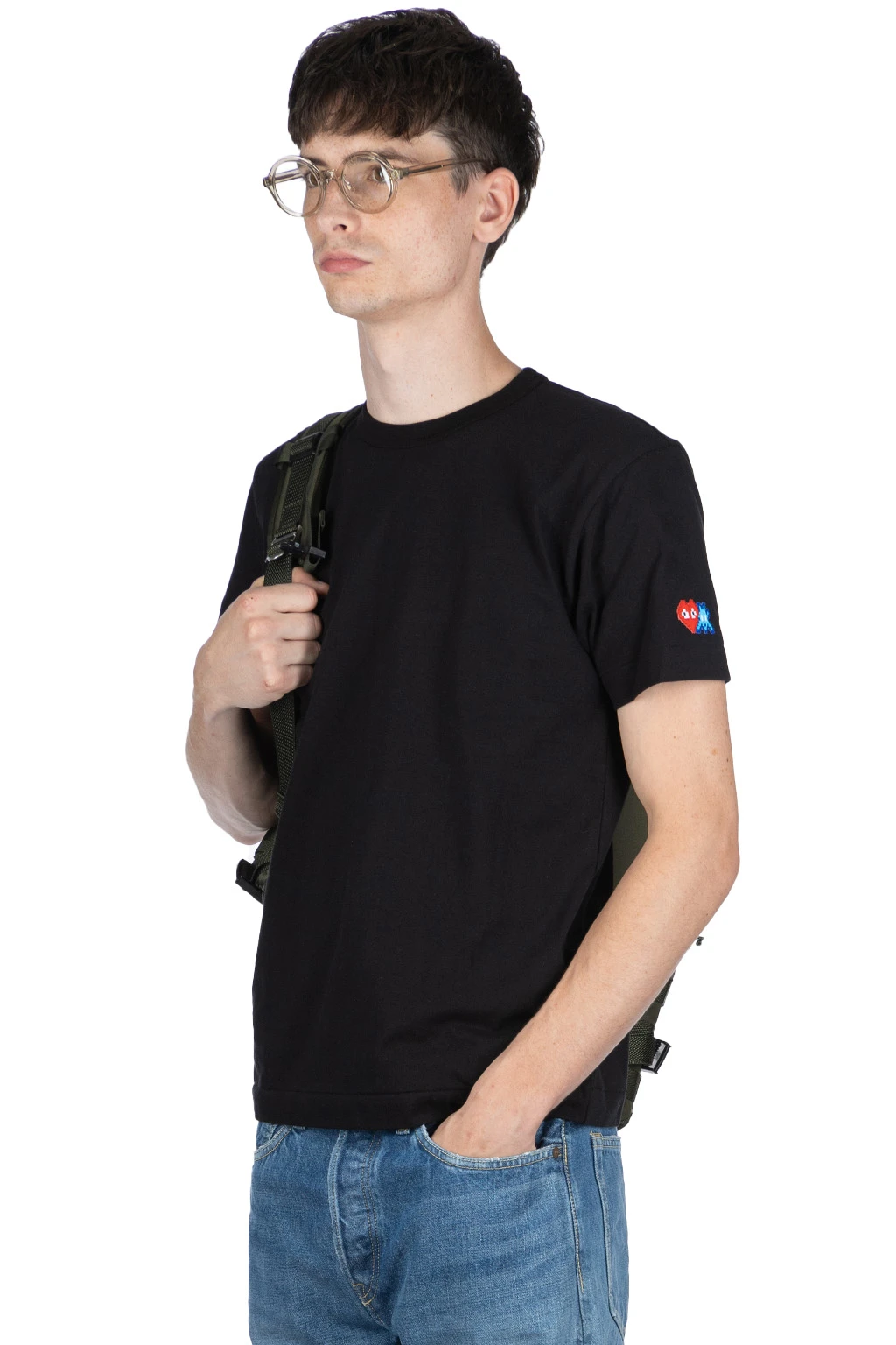 Comme Des Garçons Play Play X The Artist Invader T-Shirt - Black 1 Comme Des Garçons Play Play X The Artist Invader T-Shirt - Black