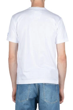 Comme Des Garçons Play Play X The Artist Invader T-Shirt - White -Modish Attire Store Comme Des Garcons Play Play X The Artist Invader T Shirt White AZ T328 051 3 04 m