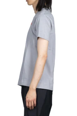 Comme Des Garçons Play Small Red Heart T-Shirt - Grey -Modish Attire Store Comme Des Garcons Play Small Red Heart T Shirt Grey AZ T314 051 3 03 m