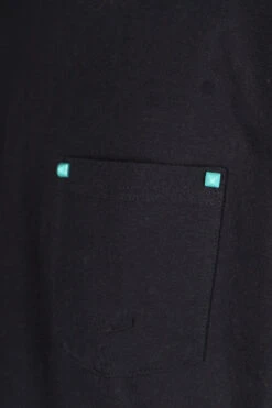 Studded Pocket Tee - Black -Modish Attire Store DISCOVERED Studded Pocket Tee Black CU 10 BLK 05