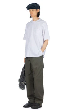 Studded Pocket Tee - White -Modish Attire Store DISCOVERED Studded Pocket Tee White CU 10 WHT 06