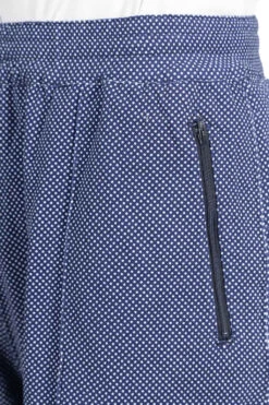 BB Shorts- Navy Cotton Polka Dot Pique -Modish Attire Store Engineered Garments BB Shorts Navy Cotton Polka Dot Pique 24S1B034 PF005 TA 06