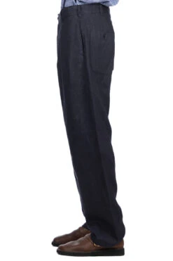 Carlyle Pant- Navy Linen Twill -Modish Attire Store Engineered Garments Carlyle Pant Navy Linen Twill 24S1F012 ET 027 NOE 03