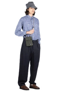 Carlyle Pant- Navy Linen Twill -Modish Attire Store Engineered Garments Carlyle Pant Navy Linen Twill 24S1F012 ET 027 NOE 06