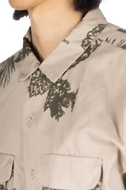 Classic Shirt - Khaki Pinecone Print French Twill -Modish Attire Store Engineered Garments Classic Shirt Khaki Pinecone Print French Twill 23F1A005 CT258 viv 05