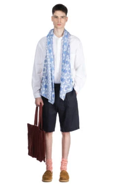 Sunset Short - Navy Linen Twill