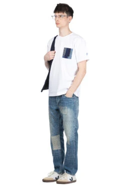 OBI Pocket Tee - White -Modish Attire Store FDMTL OBI Pocket Tee White FA24TE12 08 m