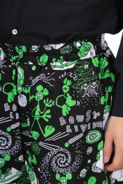 Graphic-print Cotton Shorts -Modish Attire Store Junya Watanabe MAN Graphic print Cotton Shorts WM P918 100 3 05