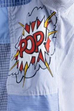 Junya X Roy Lichtenstein Patch Work Shirt -Modish Attire Store Junya Watanabe MAN Junya x Roy Lichtenstein Patch Work Shirt WK B003 051 07