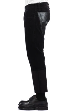 X Levi's Rolled Cuffs Pants - Black -Modish Attire Store Junya Watanabe MAN x Levis Rolled Cuffs Pants Black WL P910 03