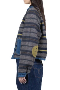 11.5oz Denim RAINBOWY Lining Railroad JKT -Modish Attire Store Kapital 115oz Denim RAINBOWY Lining Railroad JKT K2210LJ054 viv 05 m