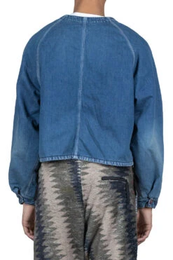 11.5oz Denim RAINBOWY Lining Railroad JKT -Modish Attire Store Kapital 115oz Denim RAINBOWY Lining Railroad JKT K2210LJ054 viv 06 m