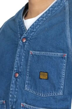 11.5oz Denim RAINBOWY Lining Railroad JKT -Modish Attire Store Kapital 115oz Denim RAINBOWY Lining Railroad JKT K2210LJ054 viv 08 m