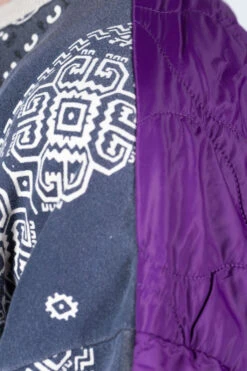 12/-SWT Knit BANDANA BIVOUAC BIG Sweater - Purple Navy -Modish Attire Store Kapital 12 SWT Knit BANDANA BIVOUAC BIG Sweater Purple Navy EK 1005 PNV 05 m