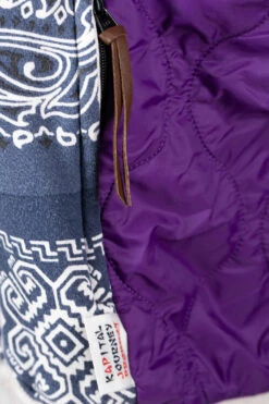 12/-SWT Knit BANDANA BIVOUAC BIG Sweater - Purple Navy -Modish Attire Store Kapital 12 SWT Knit BANDANA BIVOUAC BIG Sweater Purple Navy EK 1005 PNV 06 m