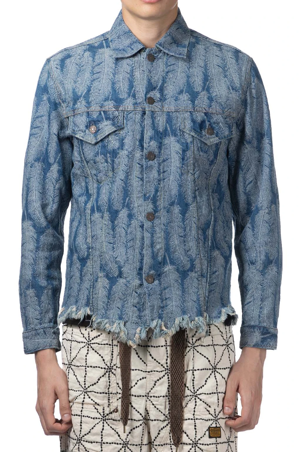 Front Page 27 Front Page -Modish Attire Store Kapital 12oz MAGPIE Denim 3rd JKT Light K2403LJ018 TAN noe 02 m