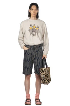 12oz MAGPIE Denim 5P Shorts - Dark