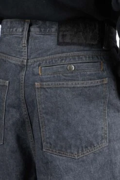 14oz BLKxECR Denim PORT Baggy Pants -Modish Attire Store Kapital 14oz BLKxECR Denim PORT Baggy Pants K2309LP032 ta 05 m