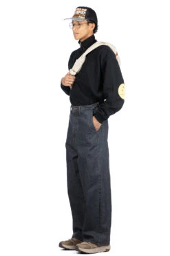 14oz BLKxECR Denim PORT Baggy Pants -Modish Attire Store Kapital 14oz BLKxECR Denim PORT Baggy Pants K2309LP032 ta 09 m