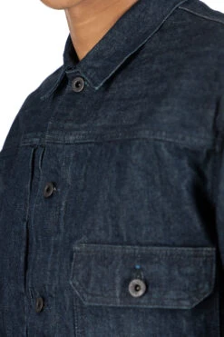 14oz Denim 1st JKT (BLK-Thread) -Modish Attire Store Kapital 14oz Denim 1st JKT BLK Thread K2309LJ027 ta 05 m