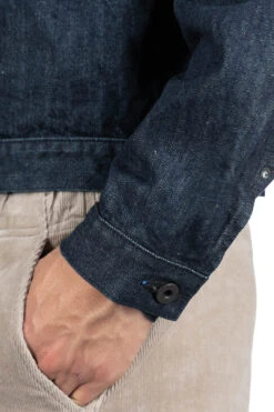 14oz Denim 1st JKT (BLK-Thread) -Modish Attire Store Kapital 14oz Denim 1st JKT BLK Thread K2309LJ027 ta 07 m