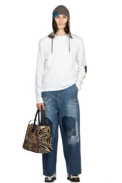 14oz Denim PORT Baggy Pants (HIPPIE-Champetre Remake)