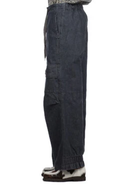 14oz Denim SHOVEL Baggy Pants - Black X Natural -Modish Attire Store Kapital 14oz Denim SHOVEL Baggy Pants Black x Natural K2310LP094 BNA ac 03 m