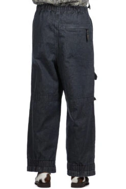 14oz Denim SHOVEL Baggy Pants - Black X Natural -Modish Attire Store Kapital 14oz Denim SHOVEL Baggy Pants Black x Natural K2310LP094 BNA ac 04 m