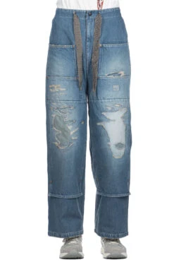 Front Page -Modish Attire Store Kapital 14oz Denim W Knee EASY Baggy Pants DIXIE LUMBER Remake K2311LP144 PRO VIV 02 m