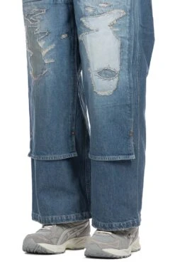 14oz Denim W-Knee EASY Baggy Pants - DIXIE LUMBER Remake -Modish Attire Store Kapital 14oz Denim W Knee EASY Baggy Pants DIXIE LUMBER Remake K2311LP144 PRO VIV 07 m