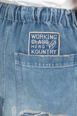 14oz Denim W-Knee EASY Baggy Pants - DIXIE LUMBER Remake -Modish Attire Store Kapital 14oz Denim W Knee EASY Baggy Pants DIXIE LUMBER Remake K2311LP144 PRO VIV 08 m