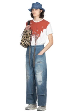 14oz Denim W-Knee EASY Baggy Pants - DIXIE LUMBER Remake -Modish Attire Store Kapital 14oz Denim W Knee EASY Baggy Pants DIXIE LUMBER Remake K2311LP144 PRO VIV 09 m