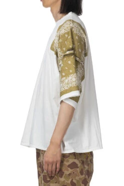 18.5/-Jersey Bandana HUGE T (Botanical) - Light Khaki -Modish Attire Store Kapital 185 Jersey Bandana HUGE T Botanical Light Khaki K2203SC056 LKH noe 22 m