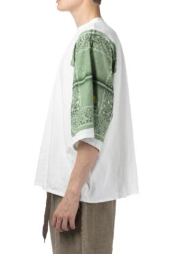 18.5/-Jersey Bandana HUGE T (PECKISH RAINBOWY) - Green -Modish Attire Store Kapital 185 Jersey Bandana HUGE T PECKISH RAINBOWY Green K2404SC172 GRN noe 03 m