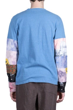 18.5 Jersey HIPPIE Long Sleeve T - Blue -Modish Attire Store Kapital 185 Jersey HIPPIE Long Sleeve T Blue K2104LC107 BL 14 m