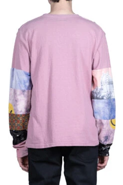 18.5 Jersey HIPPIE Long Sleeve T - Pink -Modish Attire Store Kapital 185 Jersey HIPPIE Long Sleeve T Pink K2104LC107 PK 14 m