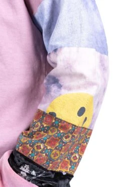 18.5 Jersey HIPPIE Long Sleeve T - Pink -Modish Attire Store Kapital 185 Jersey HIPPIE Long Sleeve T Pink K2104LC107 PK 17 m