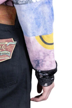 18.5 Jersey HIPPIE Long Sleeve T - Pink -Modish Attire Store Kapital 185 Jersey HIPPIE Long Sleeve T Pink K2104LC107 PK 18 m