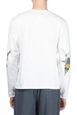 20/-Jersey Crew LS Tee (KINECHISAKU) - White -Modish Attire Store Kapital 20 Jersey Crew LS Tee KINECHISAKU White K2403LC059 WH ta 04 m