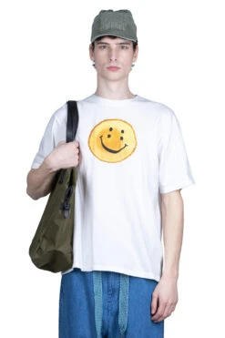 20/-Jersey Crew T (RAINBOWY TRUNK) - White