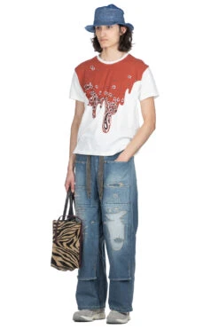 20/- Jersey Crew T (TOROTORO Bandana) - In 3 Color Choices -Modish Attire Store Kapital 20 Jersey Crew T TOROTORO Bandana in 3 Color Choices K2003SC074 x3 35 m