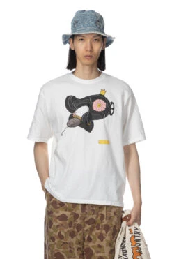 20/-Jersey Crew Tee (MISHIN MAX) - White