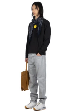 20/-Jersey Crewneck LS Tee (CONEYBOWY) - Black -Modish Attire Store Kapital 20 Jersey Crewneck LS Tee CONEYBOWY Black K2303LC089 BLK noe 06 m