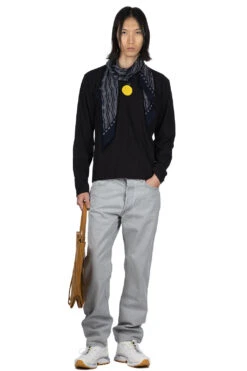 20/-Jersey Crewneck LS Tee (CONEYBOWY) - Black -Modish Attire Store Kapital 20 Jersey Crewneck LS Tee CONEYBOWY Black K2303LC089 BLK noe 07 m