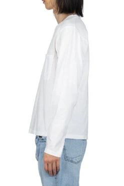 20/-Jersey Crewneck LS Tee (CONEYBOWY) - White -Modish Attire Store Kapital 20 Jersey Crewneck LS Tee CONEYBOWY White K2303LC089 WH 03 m