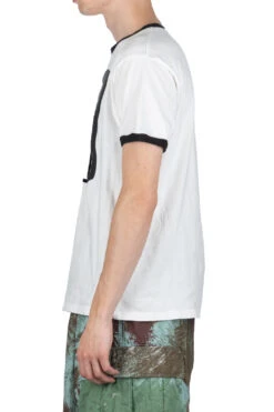 20/-Jersey Ringer T (DENIM MEN LOVE CATS SCRATCH) - White -Modish Attire Store Kapital 20 Jersey Ringer T DENIM MEN LOVE CATS SCRATCH White K2305SC193 03 m